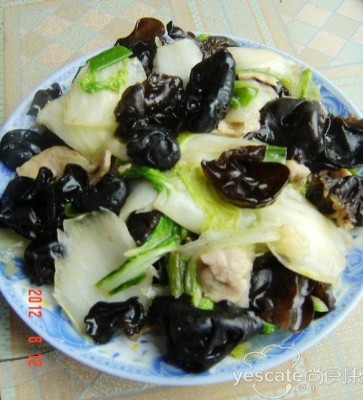 木耳白菜片 菜